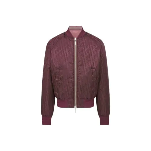 DIOR SS23 Куртки и Пальто Мужской Бордовый