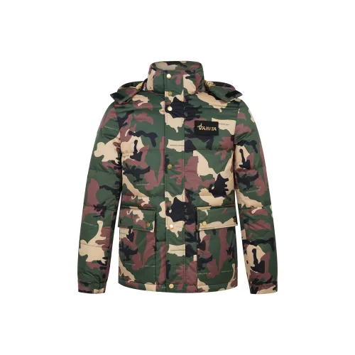 BOINIGAN VANITA Многоцветный С капюшоном Пуховик Мужской Камуфляж