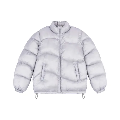 Dime MTL FW24 Хлопковый пуховик Унисекс Серебряный