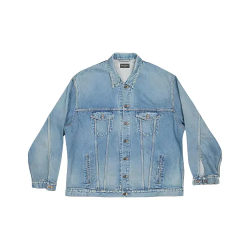 Balenciaga SS23 Denim Jacket Loose Fit Men's Blue Баленсиага SS23 Деним Куртка Свободный крой Мужской Синий