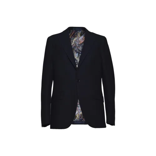 ETRO Синий Мужской Деловой Костюм