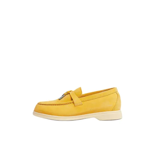 Loro Piana Summer Charms Walk Детская повседневная обувь Низкий топ Желтый Kids