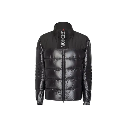 MONCLER Черный Мужской Пуховик