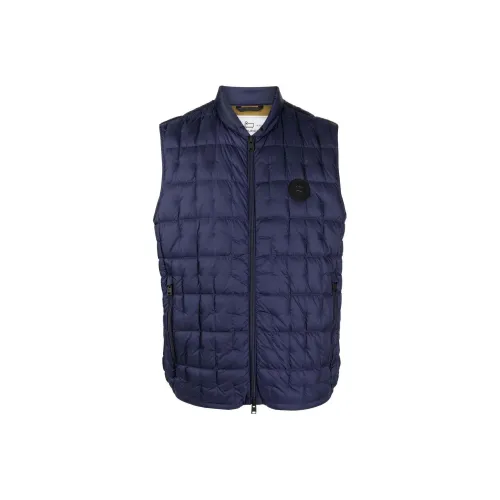WOOLRICH Blue Men's Gilets WOOLRICH Синий Мужские Жилеты