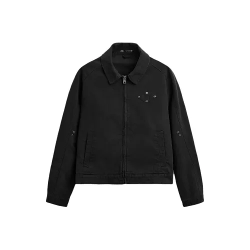 ZARA Куртки и Пальто Мужской Черный