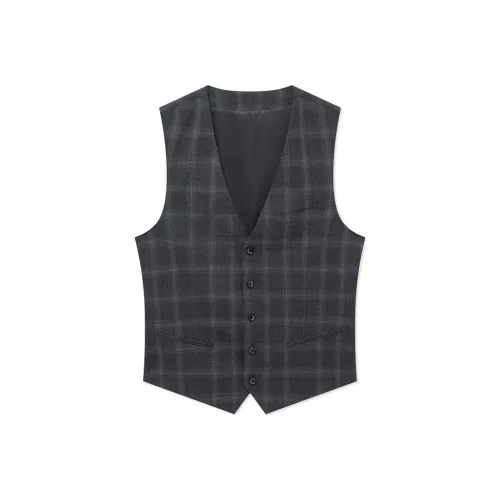 GXG Мужские жилеты в синей клетке