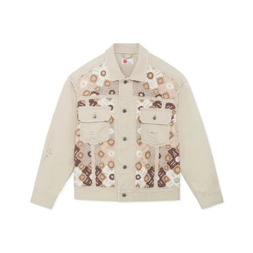 LINING Серый Мужской Джинсовый Куртка