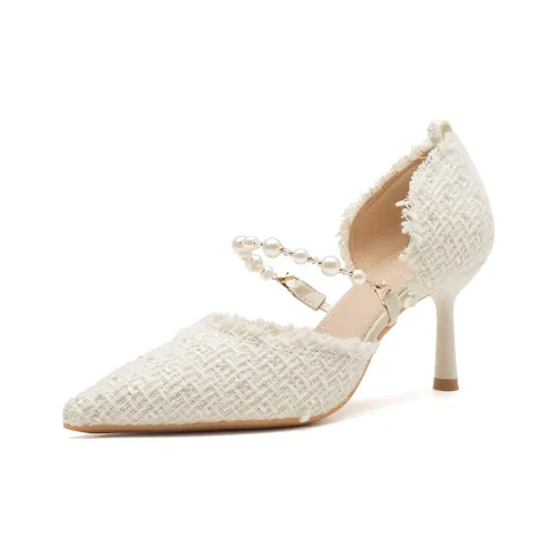 Varib Узкий каблук Высокие каблуки 5 см Женские Телесный