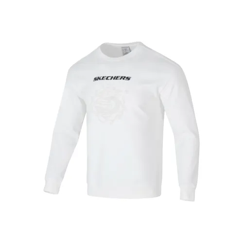 Skechers Белый 00QF Унисекс Свитшоты
