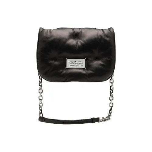 Maison Margiela Sheepskin Calfskin Crossbody Bag Shoulder Bag Women's Black Maison Margiela Овчина Телячья кожа Сумка через плечо Сумка Женская Черная