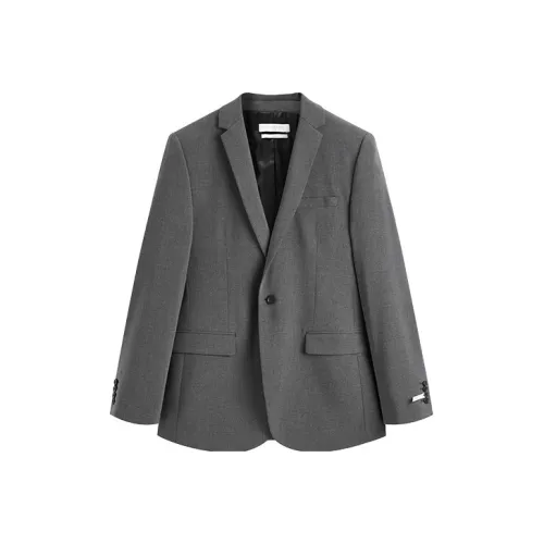 PEACEBIRD MEN Серый Унисекс Офисные костюмы