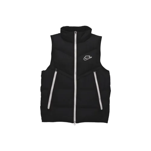 Nike Черный Мужской Пуховый жилет
