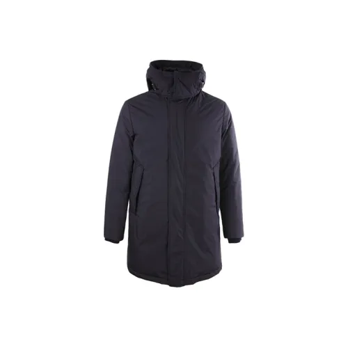 Ermenegildo Zegna Черный Мужской Пуховик