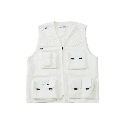 FPA V-Neck Loose Fit Vest Unisex White