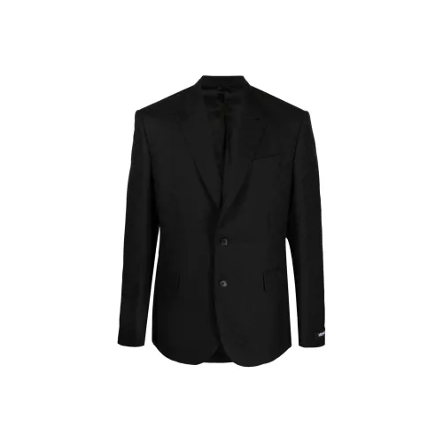 VERSACE FW22 Бизнес-костюм Пальто Мужской Черный