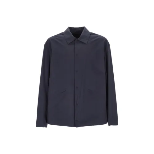 HERNO SS25 Куртки и Пальто Мужской Синий