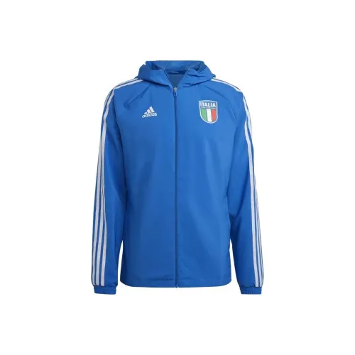 Adidas Italy Blue Men's Jackets
