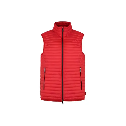 EMPORIO ARMANI Красный Мужской Пуховый жилет