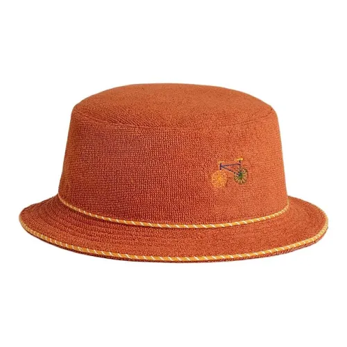 HERMES Детские хлопковые панамы цвет оранжевый