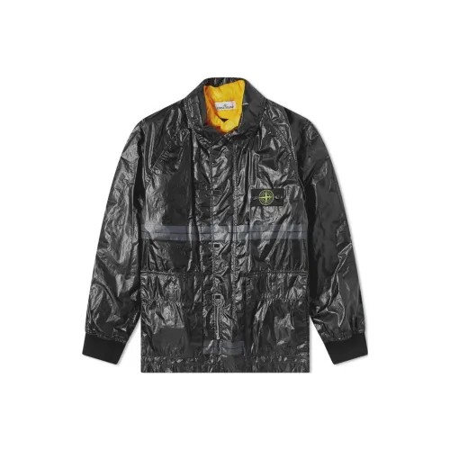 STONE ISLAND Черные Мужские Куртки