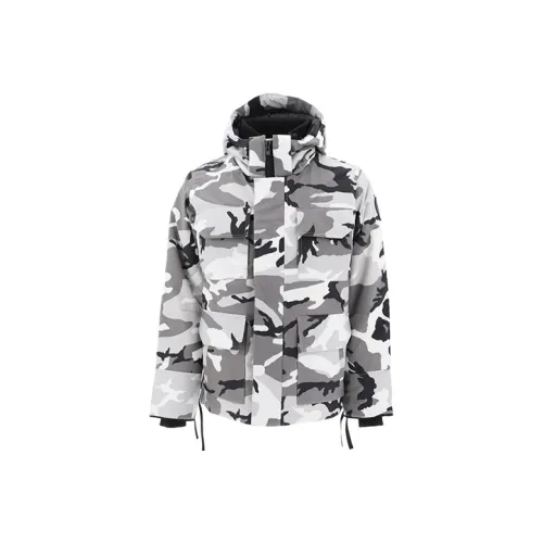 Canada Goose Maitland Series Серый камуфляж Мужские пуховики