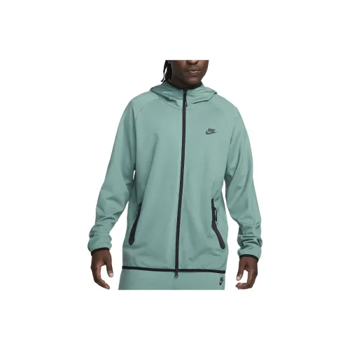 nike Lightweight Knit Full Zip Hoodie Куртки Пальто Мужской Зеленый