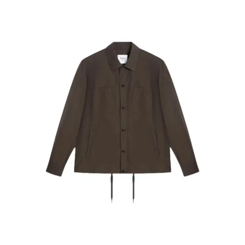 THEORY Дизайнер Co authored Коллекция Куртка Мужская Темный кофейный