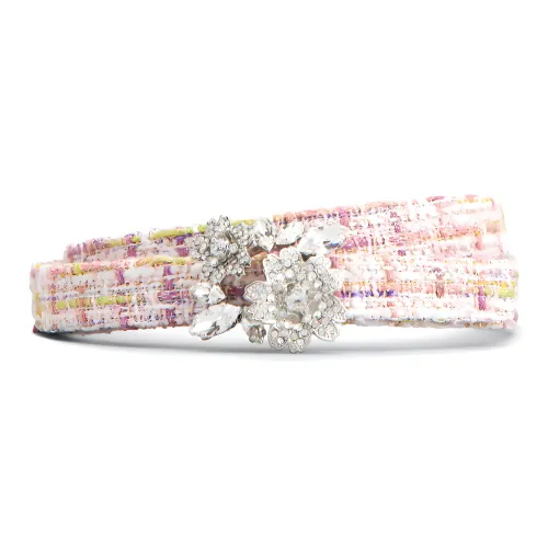 Roger Vivier Ремень Женский Розовый Ширина 1,5 см