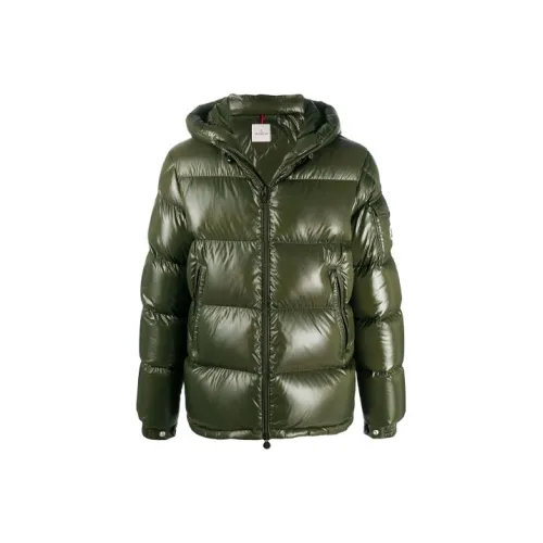 MONCLER Ecrins Series Оливково-зеленый Мужской Пуховик