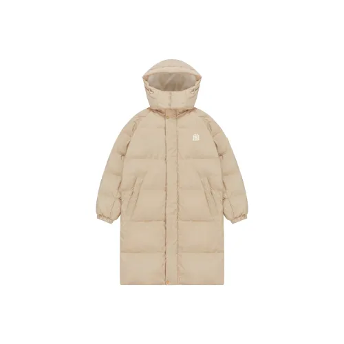 MLB Down Куртка Зимняя Длинная Унисекс Хаки