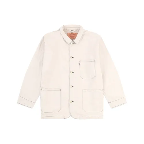 Levis Экрю Мужские Джинсовые Куртки