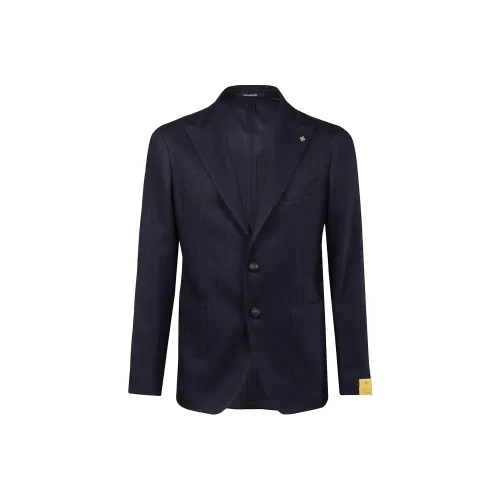 Tagliatore SS22 Бизнес-костюм Пальто Мужской Синий
