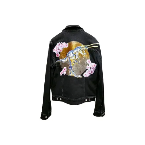 DIOR x KONGSHANJI Denim Куртка Мужская Черная