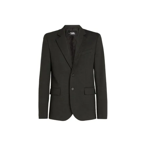 Karl Lagerfeld Бизнес-костюм Пальто Мужской Черный