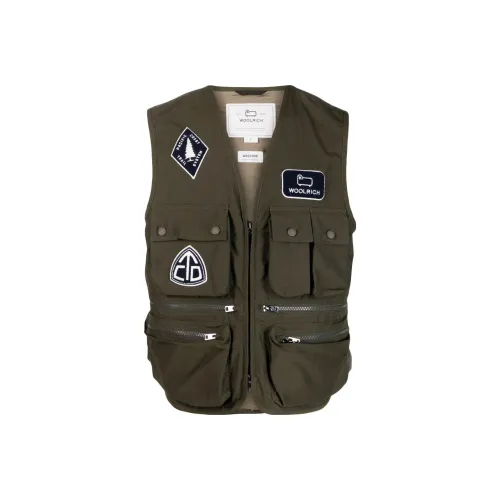 WOOLRICH Лесной зеленый Мужские жилеты