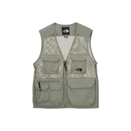 The North Face Хаки Зеленый Мужской Жилеты
