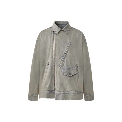 UNDERWATER Деним Куртка Унисекс Пыльно-песочный