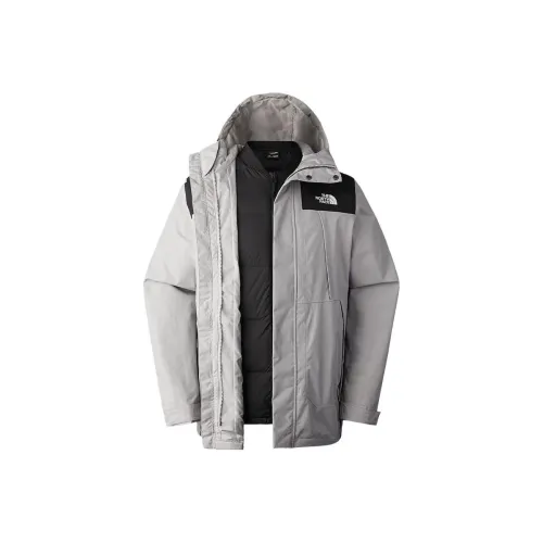 THE NORTH FACE Urban Exploration Водонепроницаемый Ветрозащитный Устойчивый к истиранию Теплый ветровка Мужской Серый
