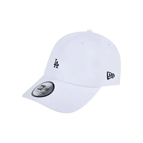 New Era Хлопковые кепки унисекс белые