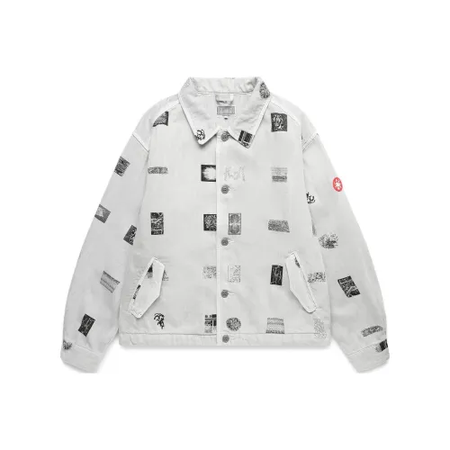Cav Empt Серый Белый Мужские Куртки