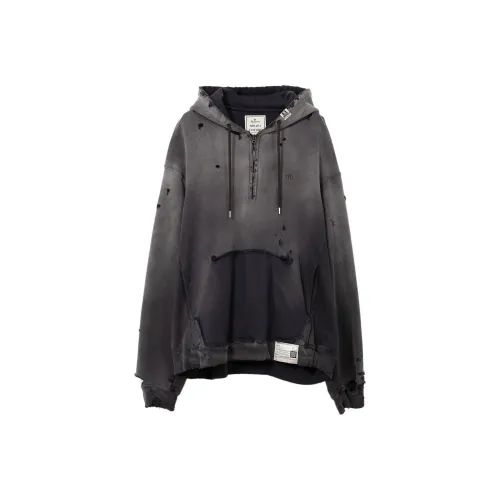 Maison Mihara Yasuhiro SS25 Свитшот Мужской Черный