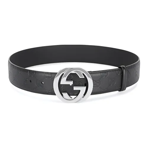 Valentino Логотип Идентификация Кожаные ремни Мужской Черный Ширина 5,5CM