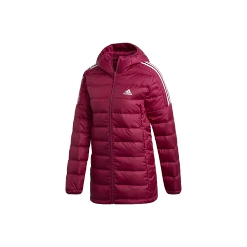 Adidas Женские красные пуховики