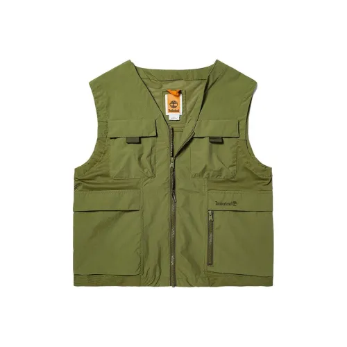 Timberland Мужские жилеты авокадо-зеленого цвета