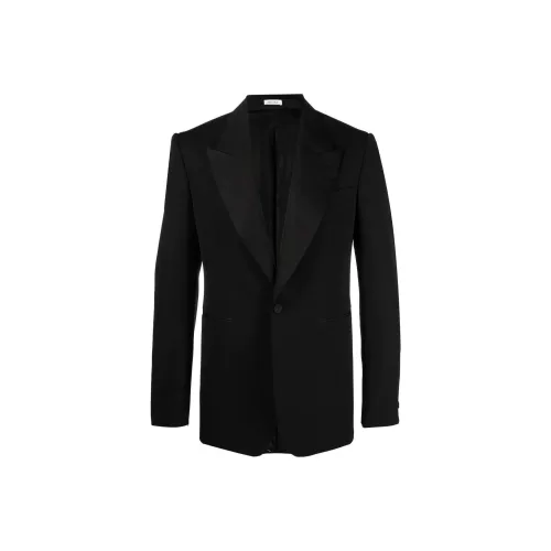 Alexander McQueen FW22 Бизнес-костюм Пальто Мужской Черный