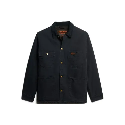 SUPERDRY Куртки и Пальто Мужской Темно-синий