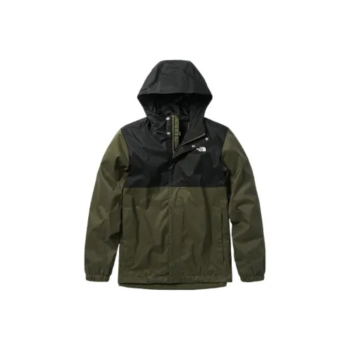 THE NORTH FACE Urban Exploration Водонепроницаемый Ветрозащитный и Дышащий Ветровка Мужской Армейский зеленый