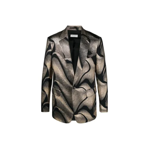 DRIES VAN NOTEN Бизнес-костюм Пальто Мужской Черный