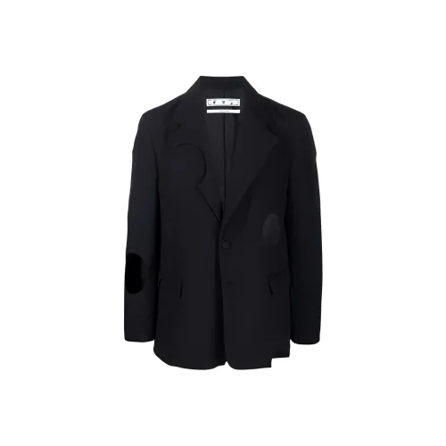 Off Белый FW21 Черный Мужские Деловые Костюмы