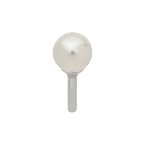 SAINT LAURENT Латунь Стекло Металл Искусственный жемчуг Серьги Мужской Серебряный